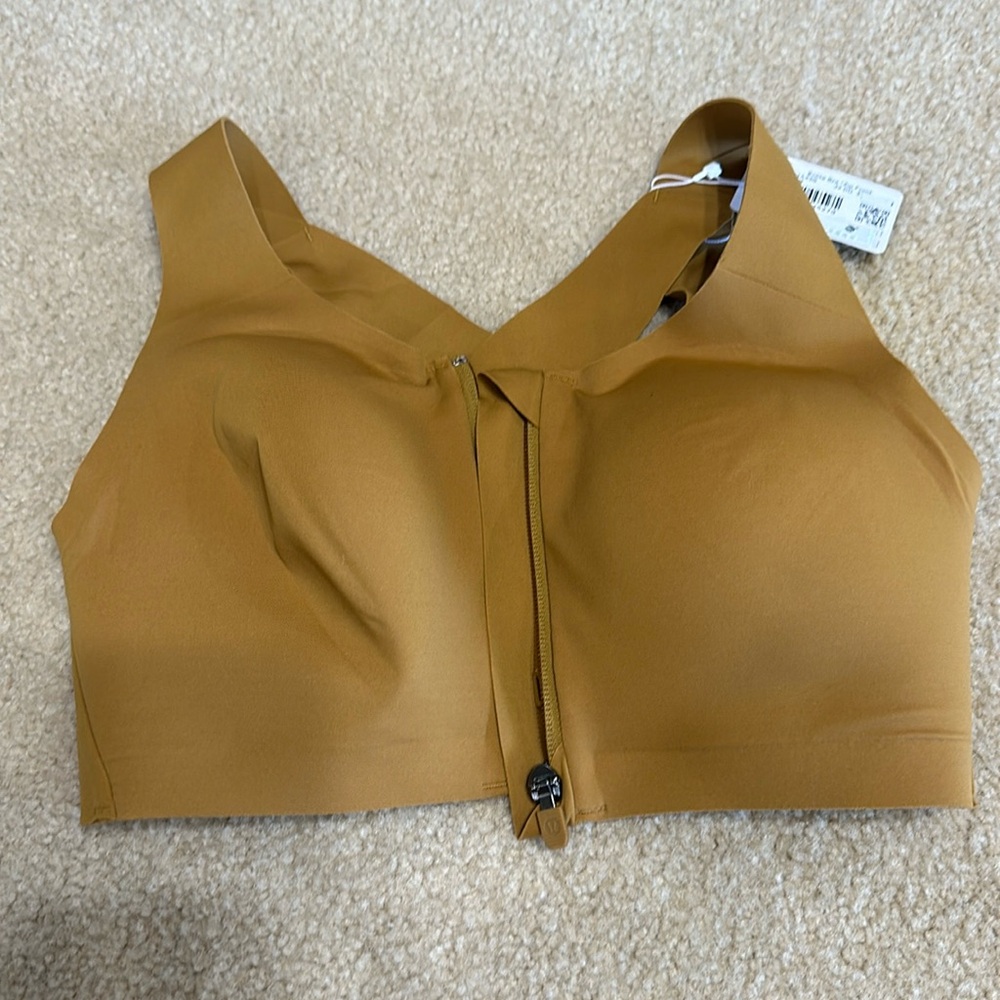 Lululemon zip front bra